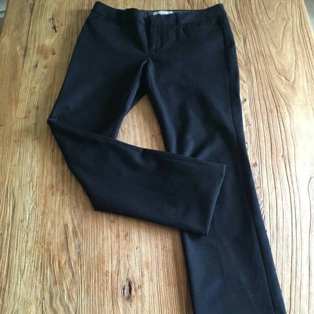 Banana Republic black straight Sloan pant 4P